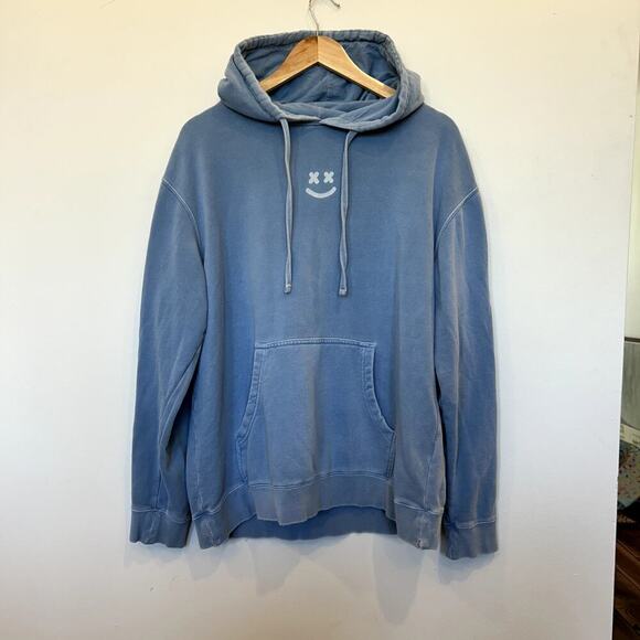 Barstool/Brianna LaPaglia "Hungover" Hoodie Blue - Picture 1 of 10